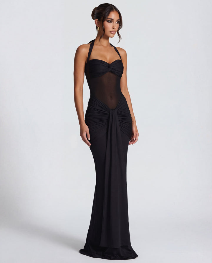 Julie | Ruched Maxi Dress