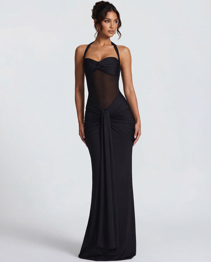Julie | Ruched Maxi Dress
