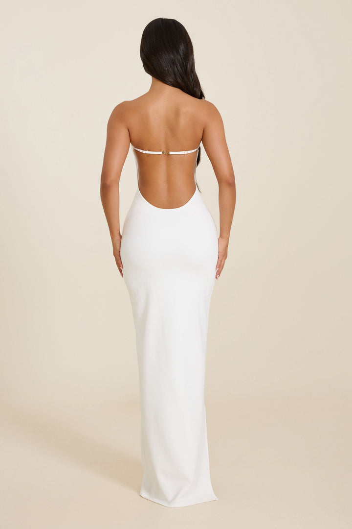Naomi | Strapless Sculpted Maxi Dress