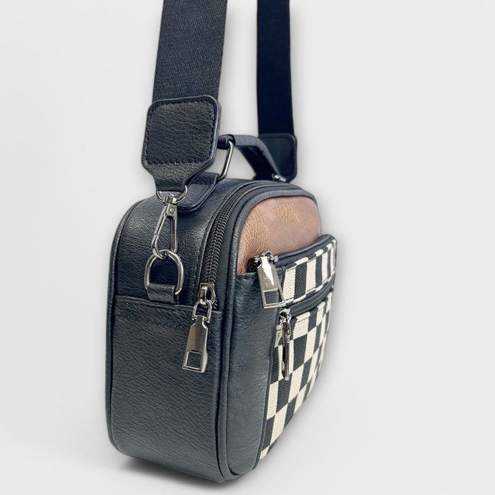 Lynette | Checked Shoulder Bag