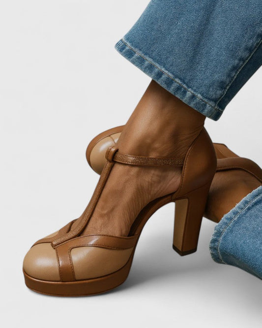 Cecilia | Retro T-Strap Heels