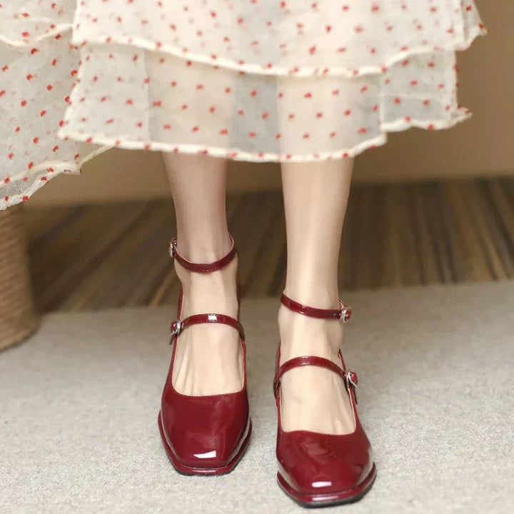 Corinne | Elegant Ankle-Strap Pumps