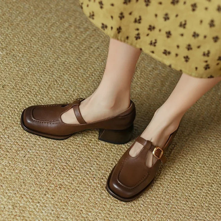 Beatrice | Classic T-Strap Pumps