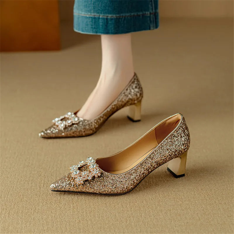 Seraphina | Glitter Occasion Pumps