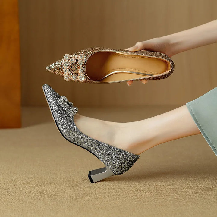 Seraphina | Glitter Occasion Pumps