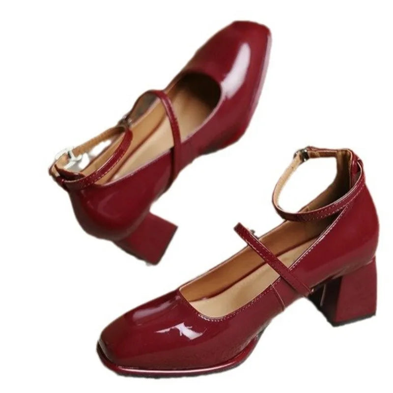 Corinne | Elegant Ankle-Strap Pumps