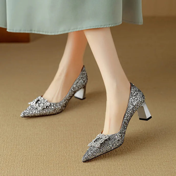 Seraphina | Glitter Occasion Pumps