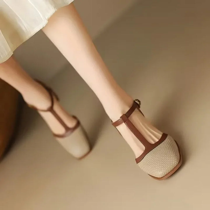 Cassandra | Polished Mid-Heel Shoes
