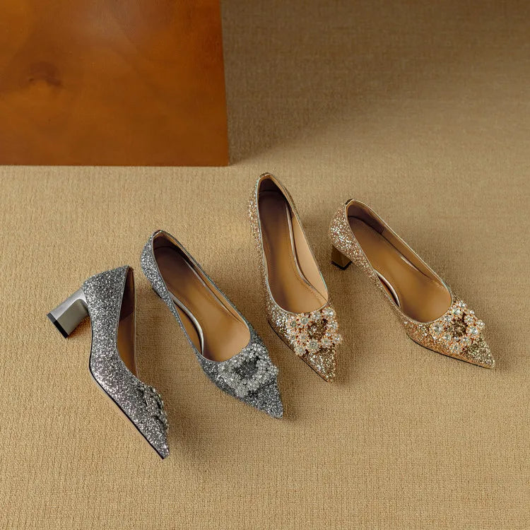 Seraphina | Glitter Occasion Pumps