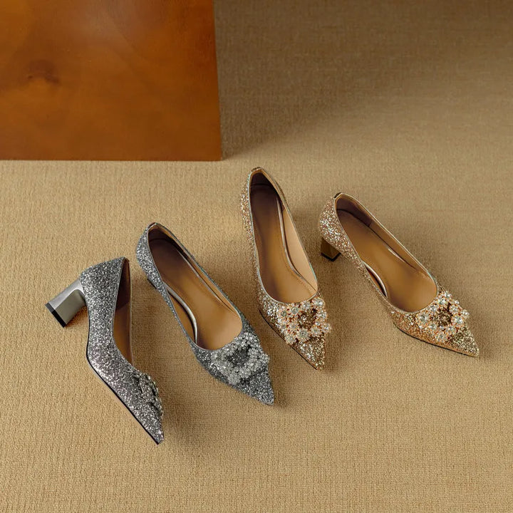 Seraphina | Glitter Occasion Pumps