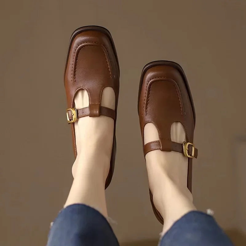 Beatrice | Classic T-Strap Pumps