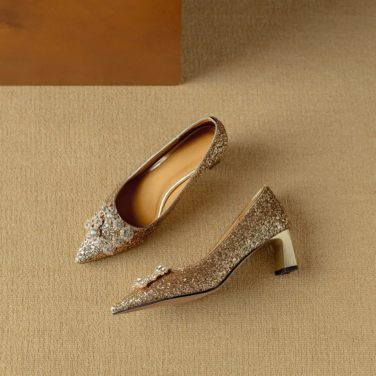 Seraphina | Glitter Occasion Pumps