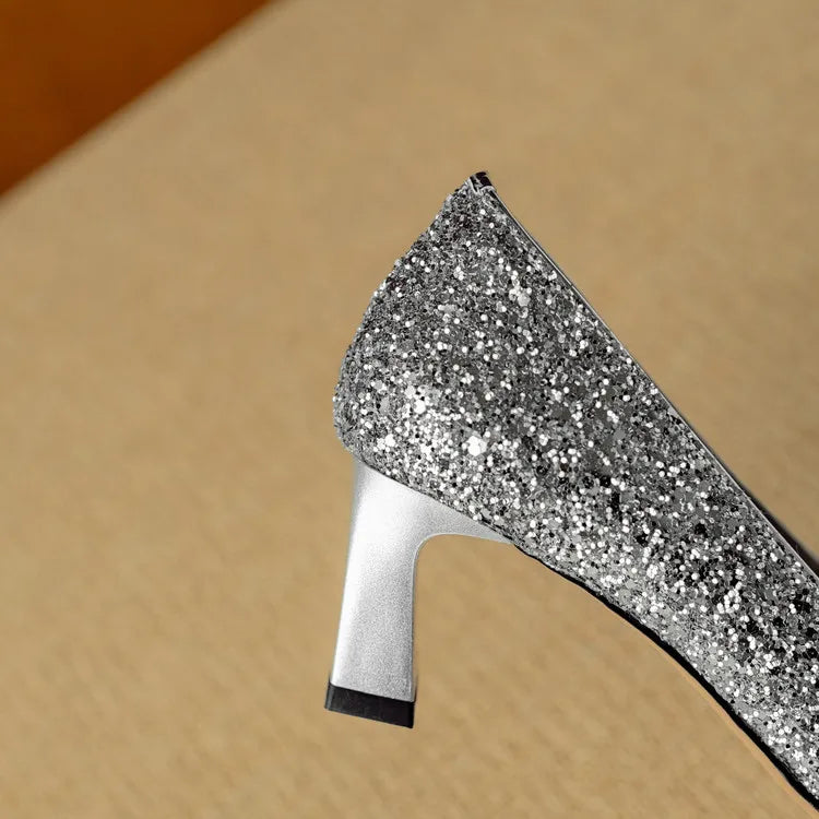 Seraphina | Glitter Occasion Pumps