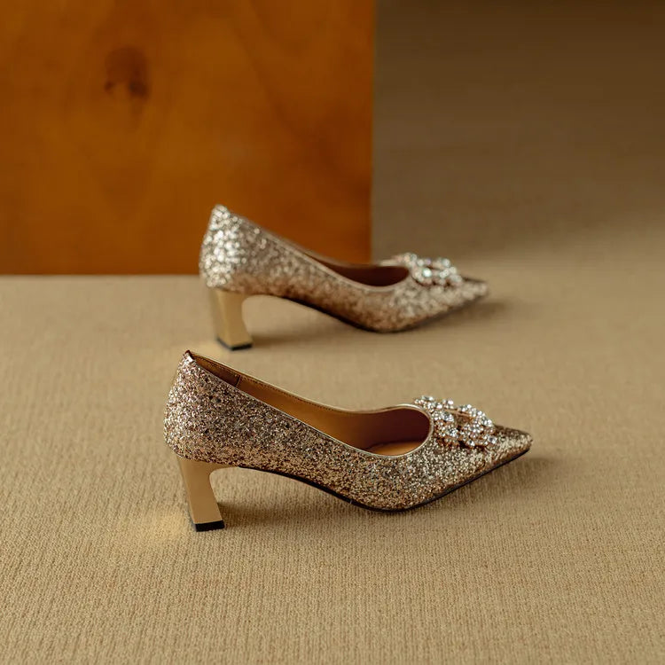 Seraphina | Glitter Occasion Pumps