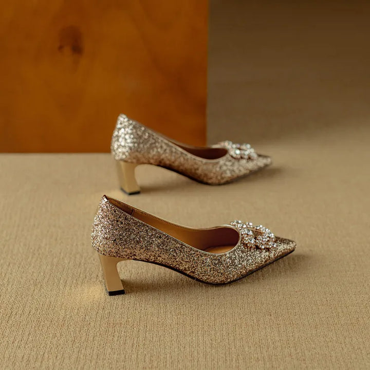 Seraphina | Glitter Occasion Pumps