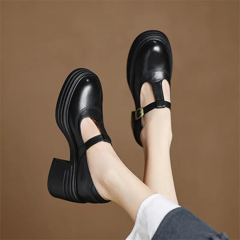 Rosalind | Chunky Mary Jane Pumps