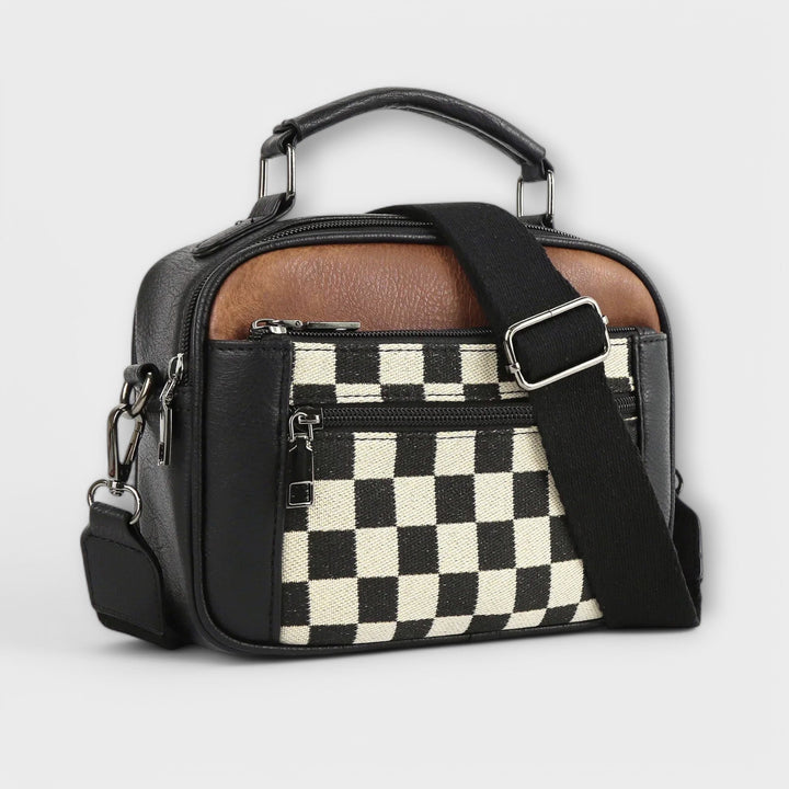 Lynette | Checked Shoulder Bag