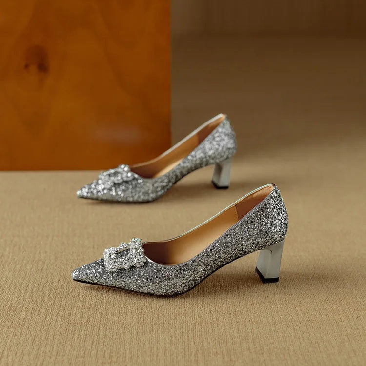 Seraphina | Glitter Occasion Pumps