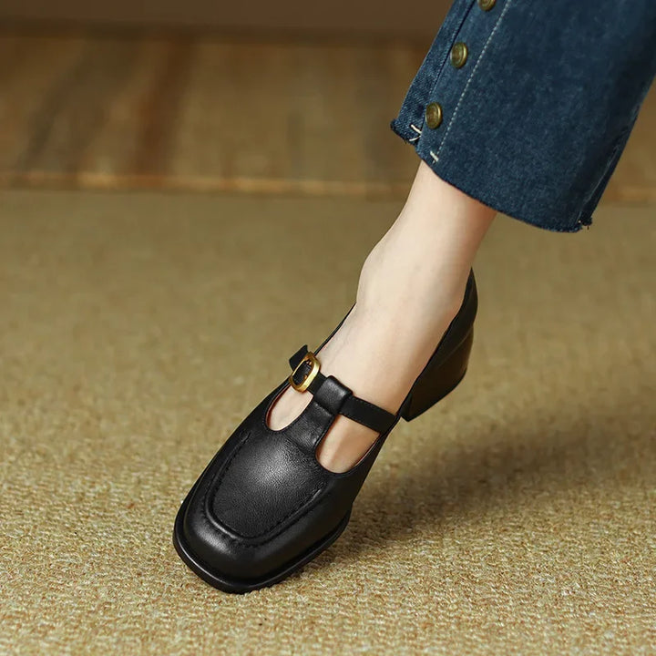 Beatrice | Classic T-Strap Pumps