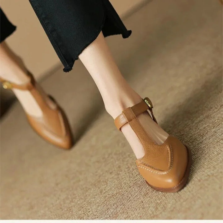 Adeline | Classic Buckle Shoes