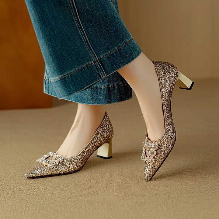 Seraphina | Glitter Occasion Pumps