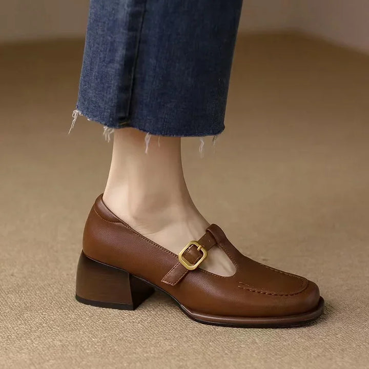 Beatrice | Classic T-Strap Pumps