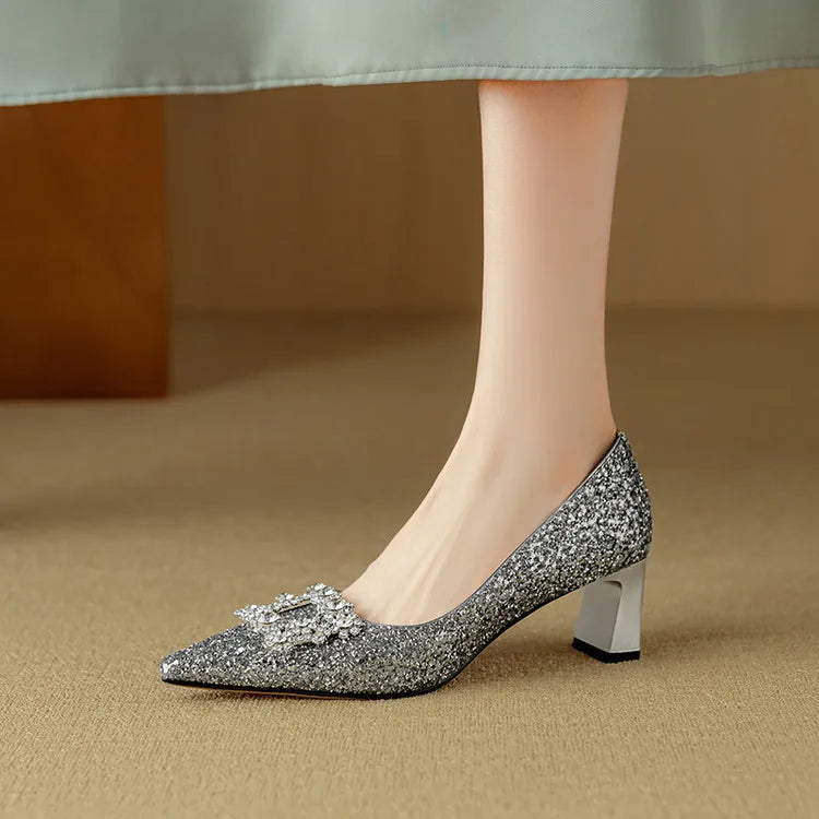 Seraphina | Glitter Occasion Pumps