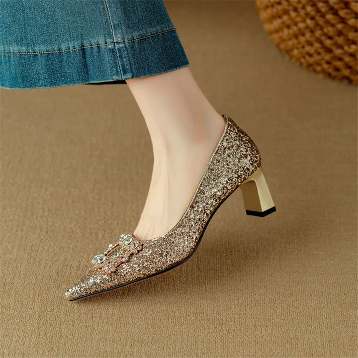Seraphina | Glitter Occasion Pumps