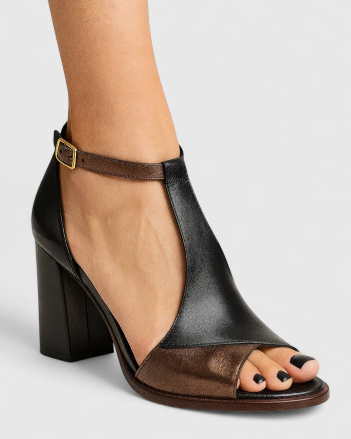 Arabella | Sculpted Block Heels
