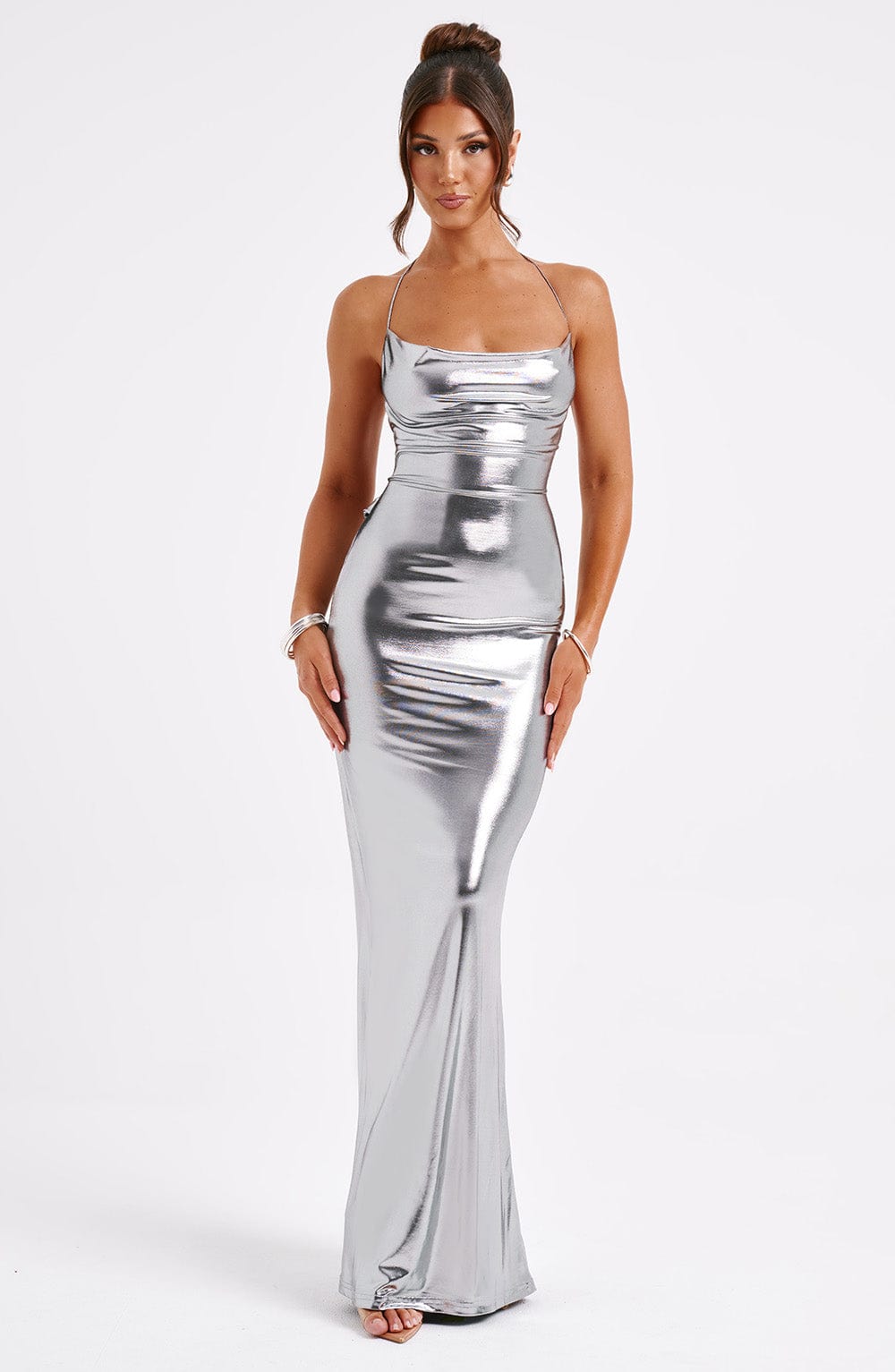 Melanie | Open-Back Maxi Dress