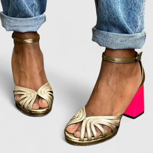 Celeste | Fine-Strap Occasion Heels