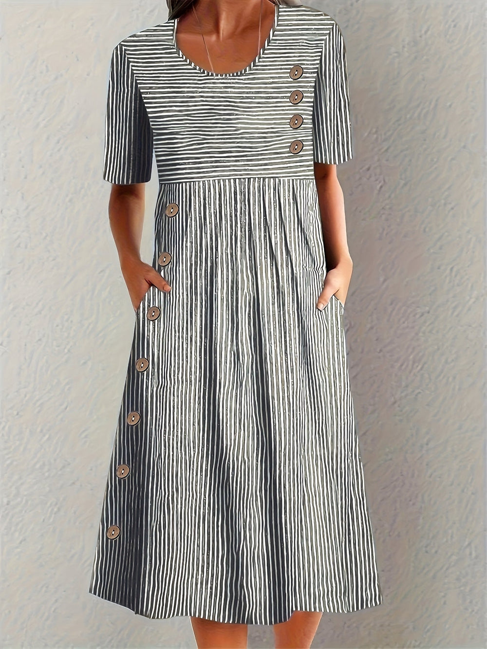 Amelia | Striped Summer Dress