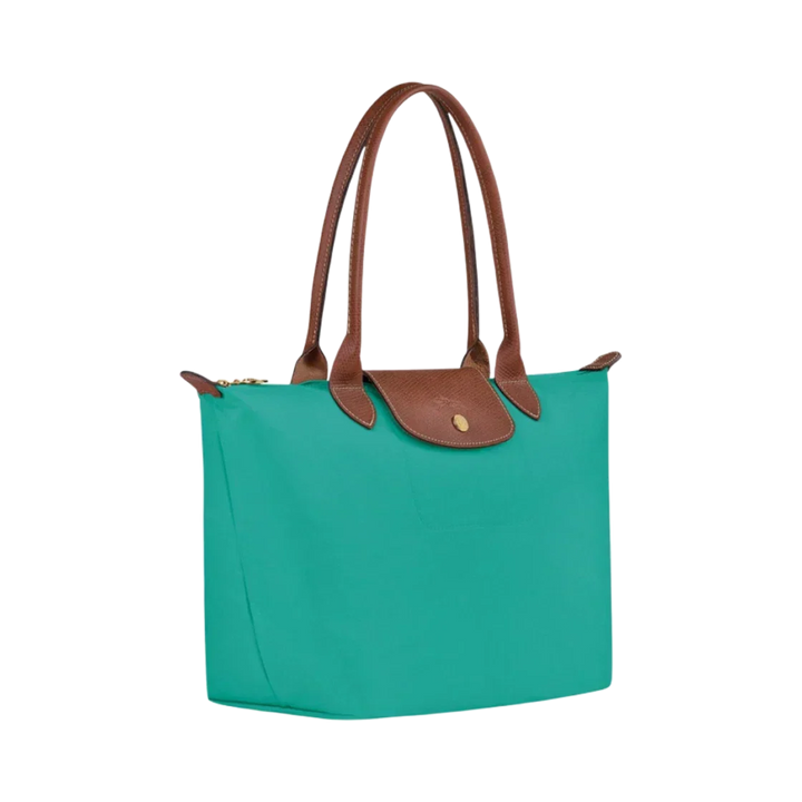 Denise | Longchamp Le Pliage Large Tote – Turquoise