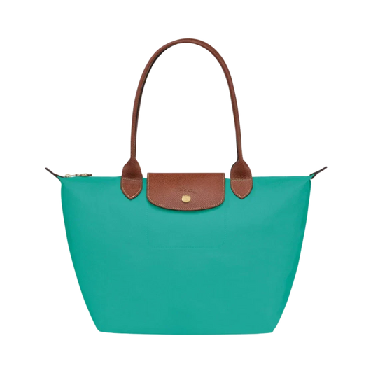 Denise | Longchamp Le Pliage Large Tote – Turquoise