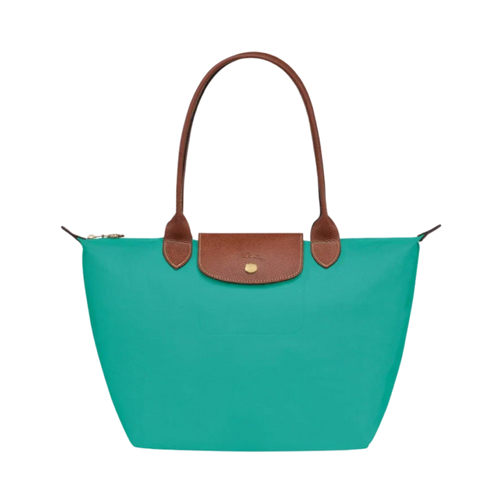Denise | Longchamp Le Pliage Large Tote – Turquoise