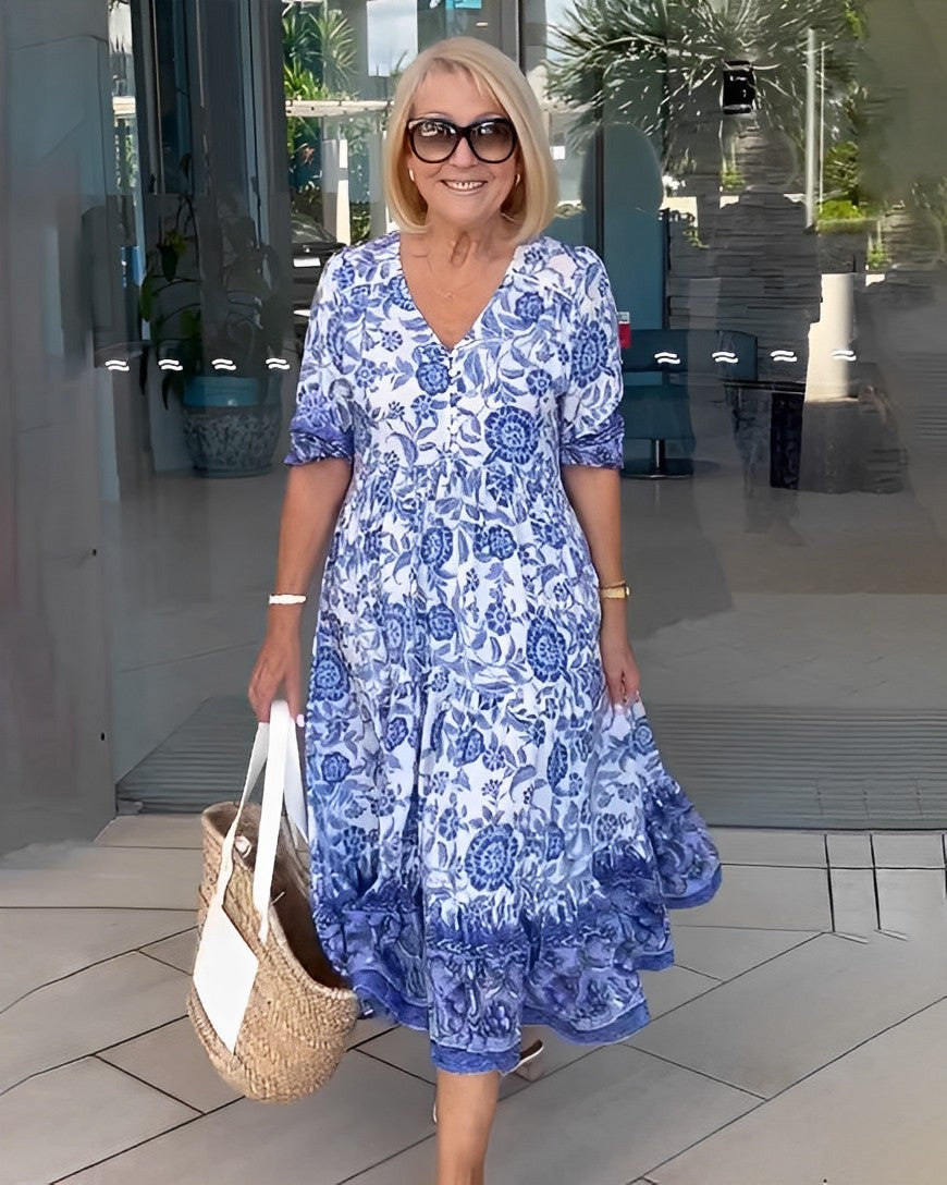 Grace | Graceful V-Neck Floral