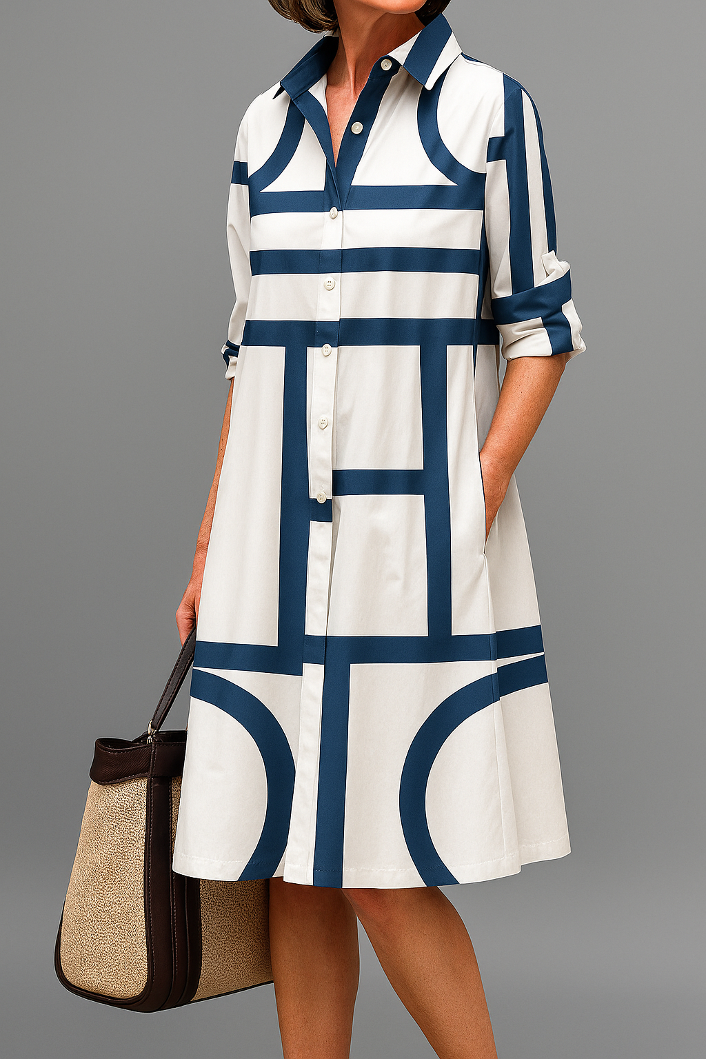 Natasha | Elegant Midi Dress