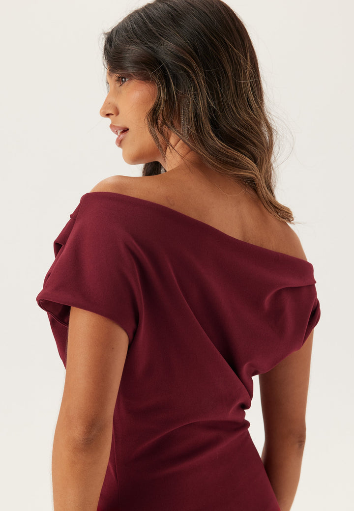 Marilyn | Draped One-Shoulder Maxi Dress