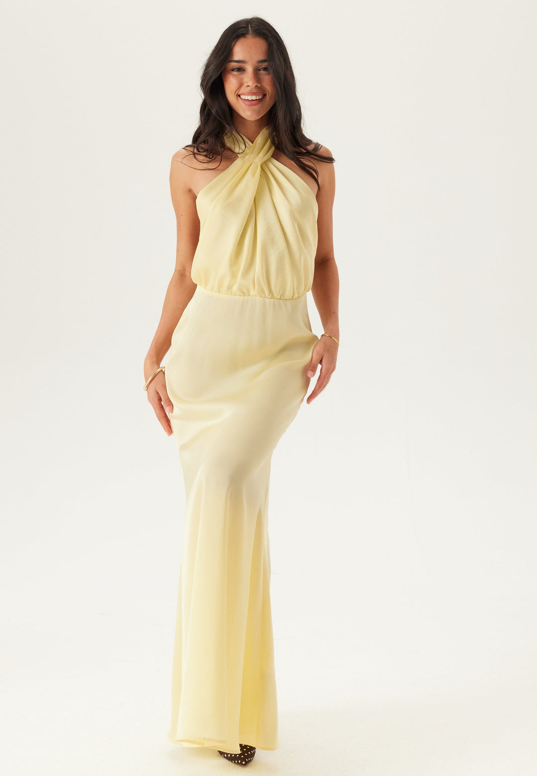 Cassandra | Halter Maxi Dress
