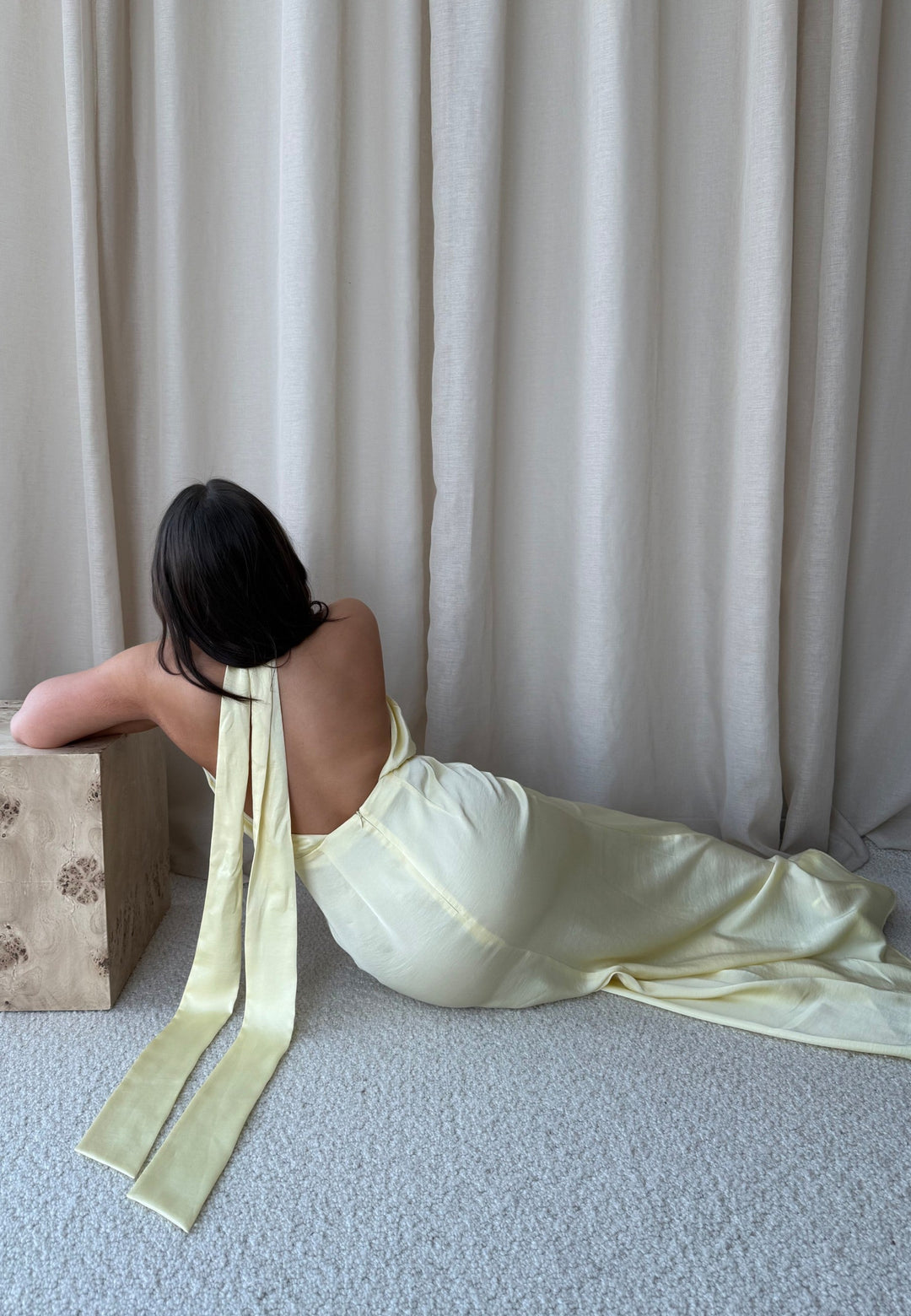 Cassandra | Halter Maxi Dress
