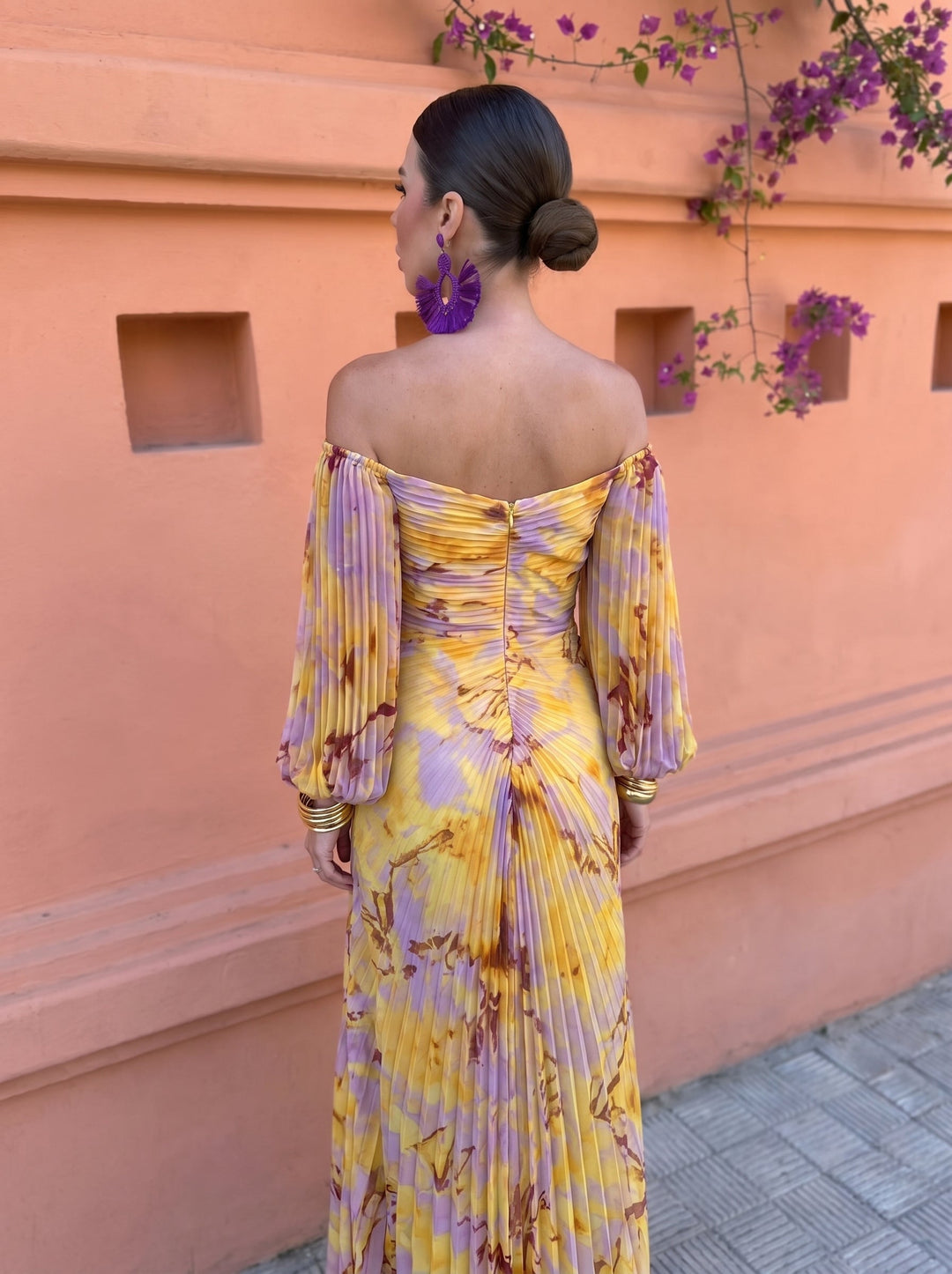 Charlotte | Floral Deep V Maxi Dress