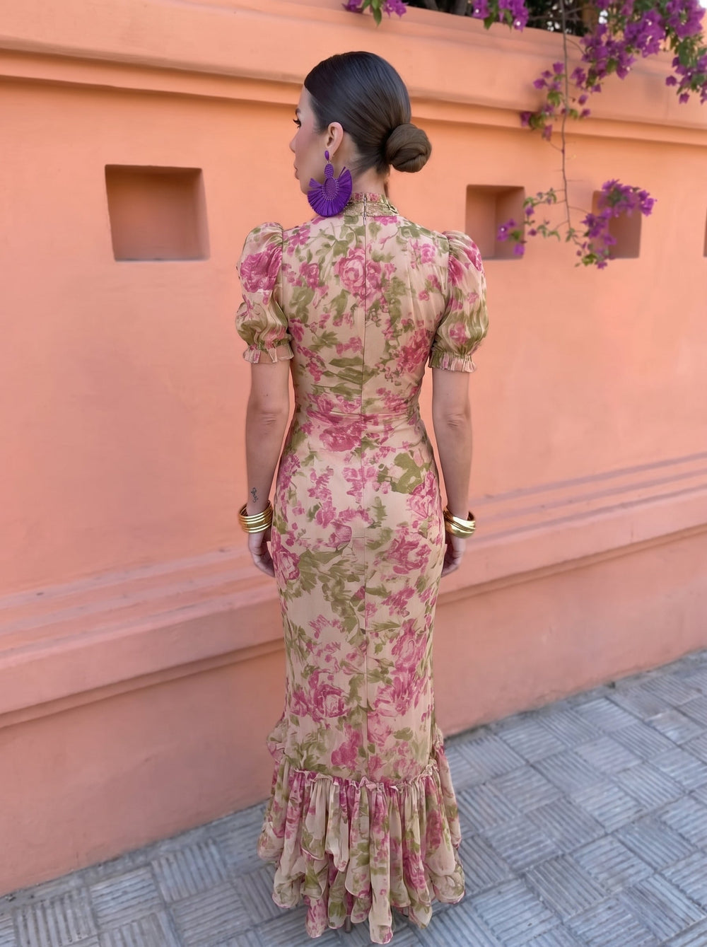 Harriet | Vintage Rose Occasion Dress