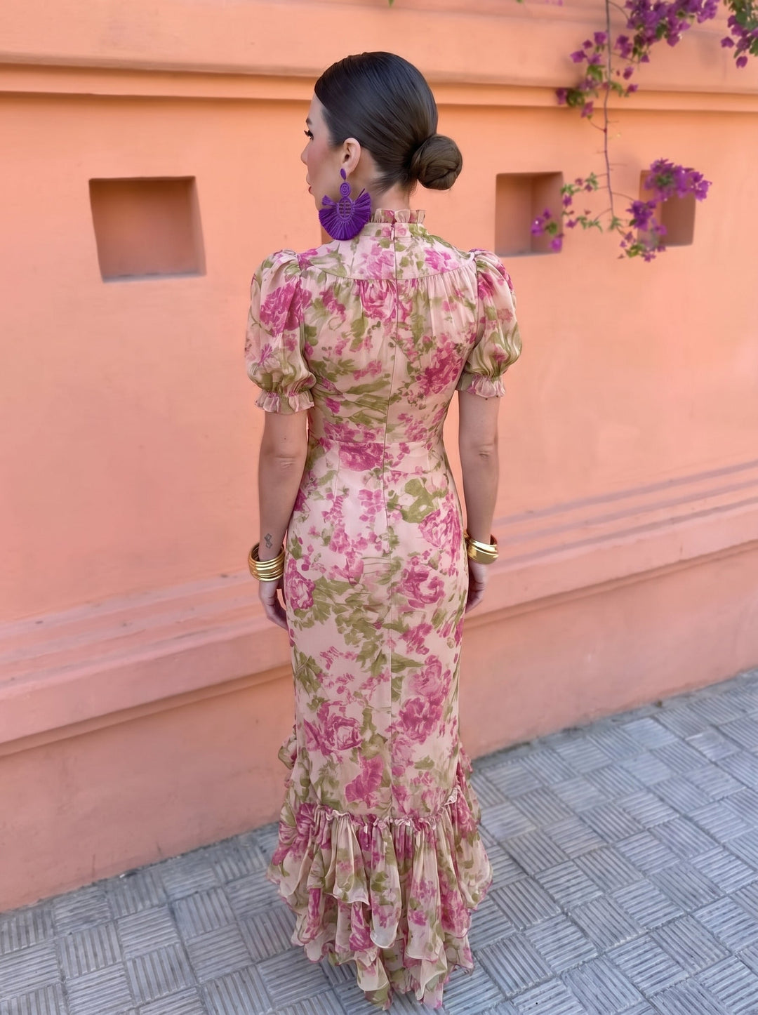 Harriet | Vintage Rose Occasion Dress