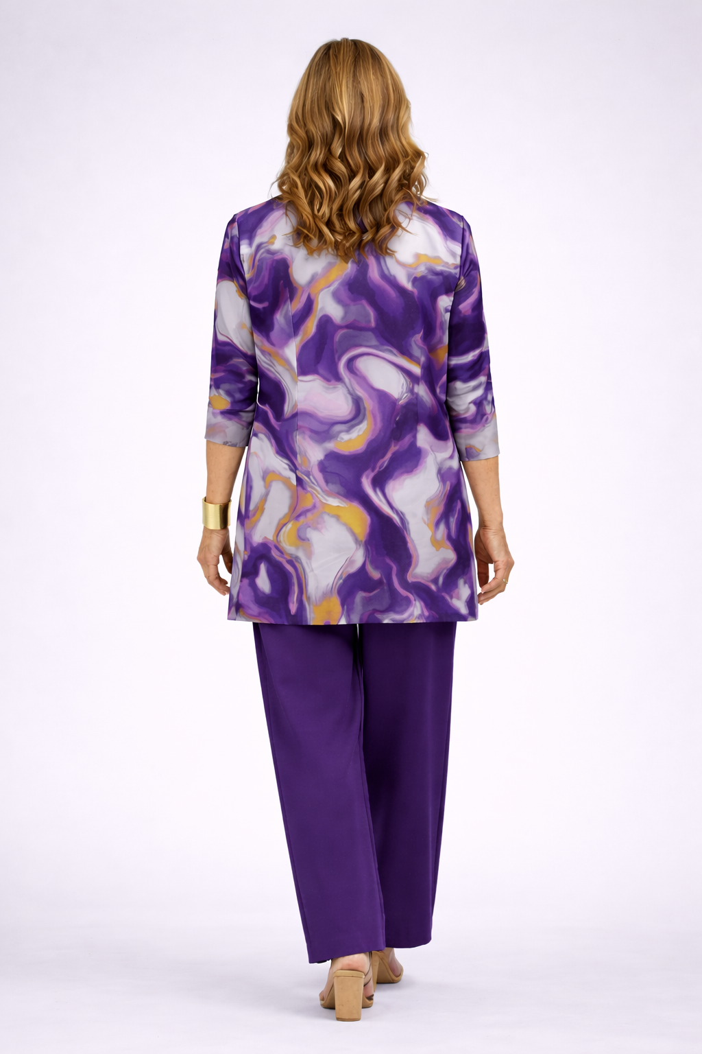 Camille | Purple Marble Three-Piece Set