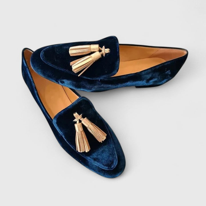 Audrey | Elegant Blue Loafers