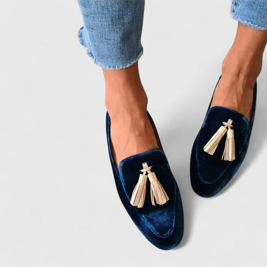Audrey | Elegant Blue Loafers