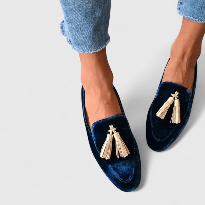 Audrey | Elegant Blue Loafers