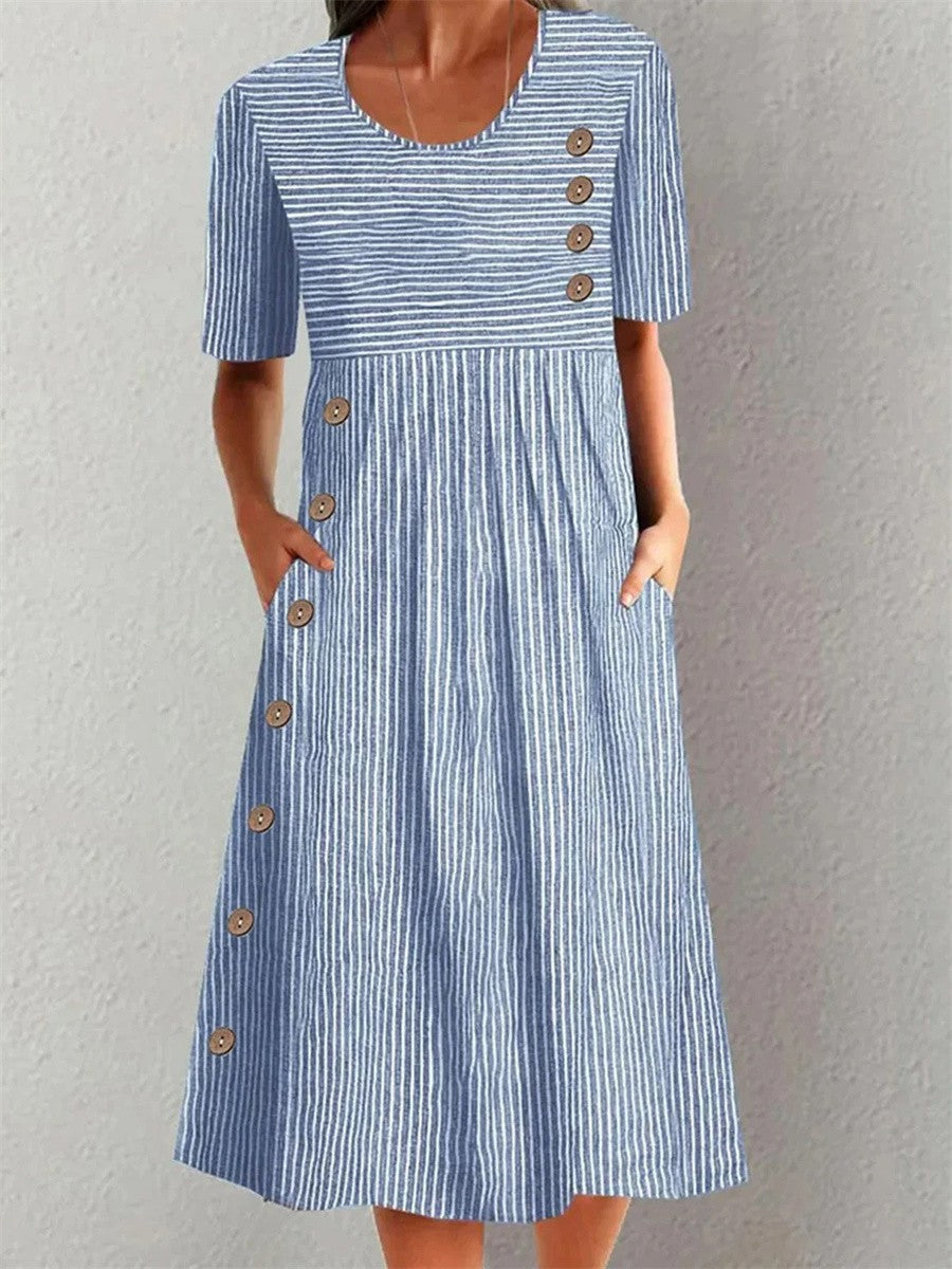 Amelia | Striped Summer Dress