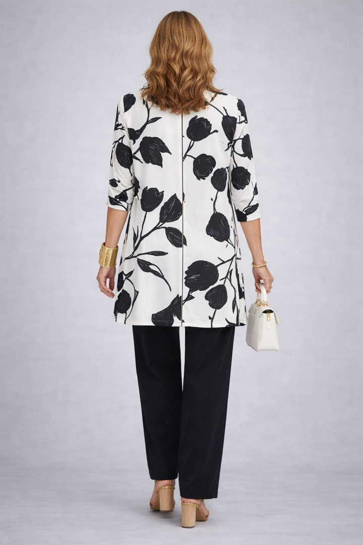 Victoria | Black Floral Three-Piece Set
