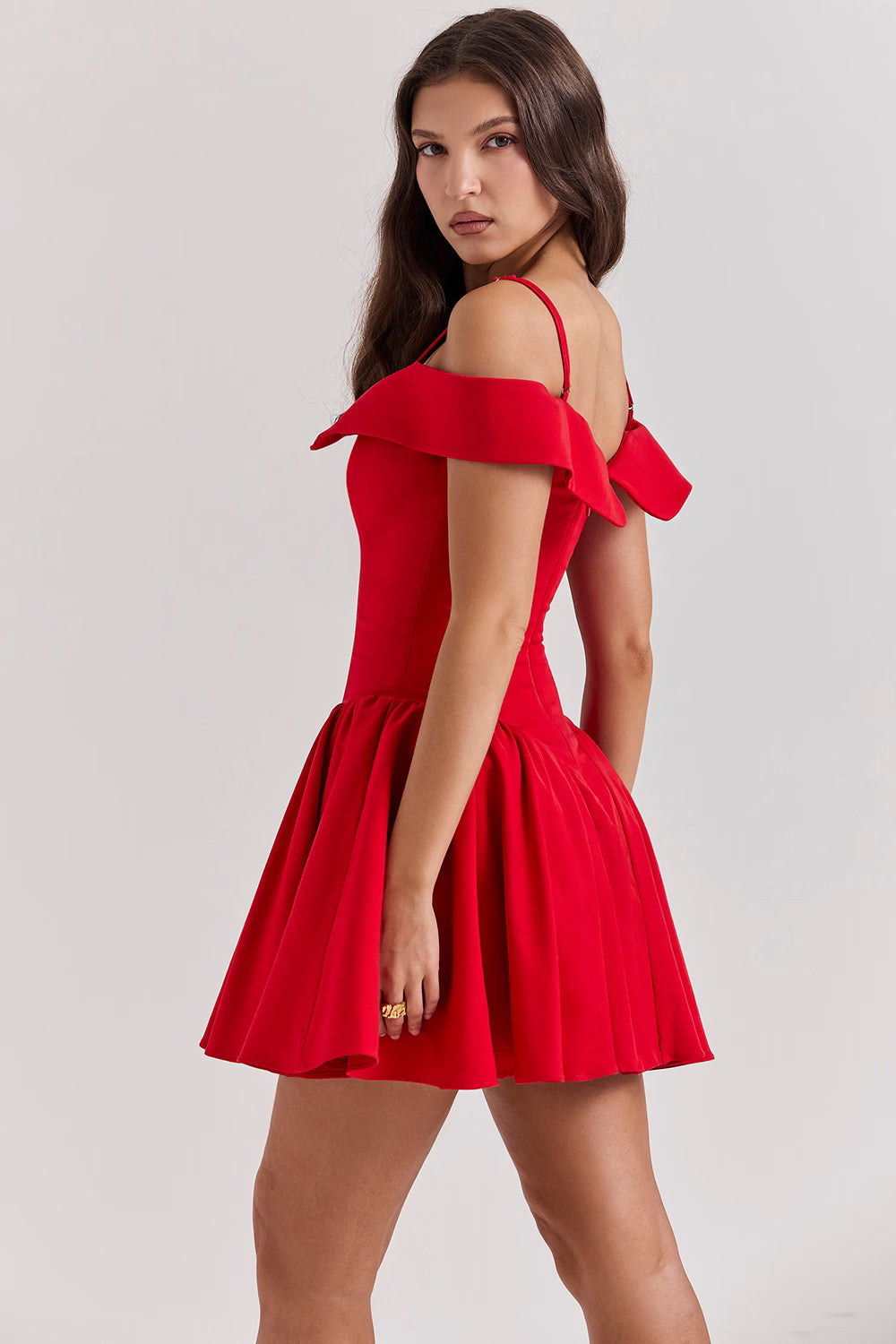 Kerry | Sculpted Minimalist Mini Dress